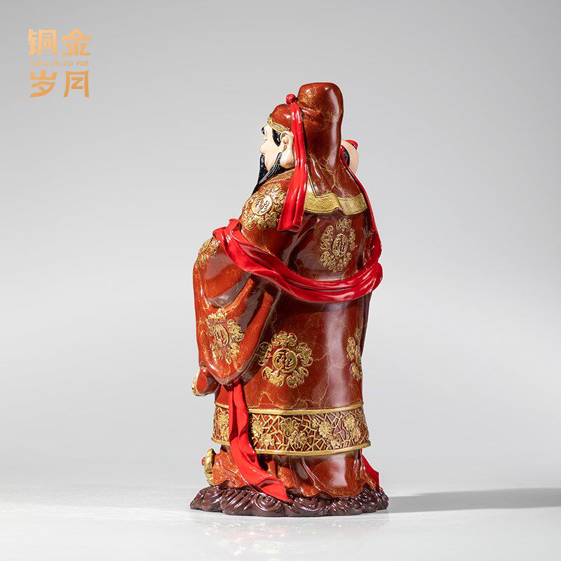 《福星公》铜金岁月黄铜摆件工艺品铜器家居客厅玄关装饰乔迁礼品