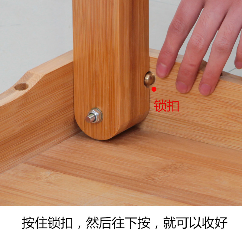 炕桌折叠楠竹榻榻米桌子飘窗饭桌正方形实木质方桌小茶几矮桌炕几