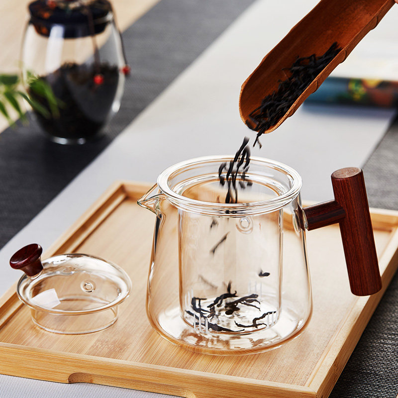 煮茶壶玻璃耐高温电陶炉煮茶器办公室家用单壶茶具花茶普洱泡茶壶