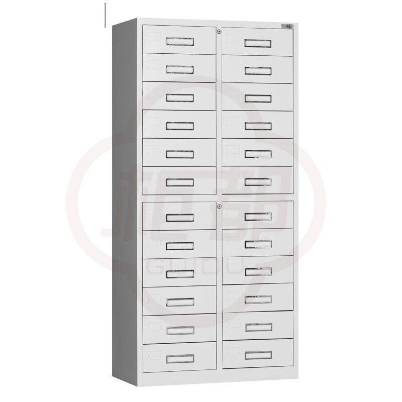 24斗柜24斗文件柜铁皮柜带锁24斗抽屉柜24抽中药柜二十四斗办公柜