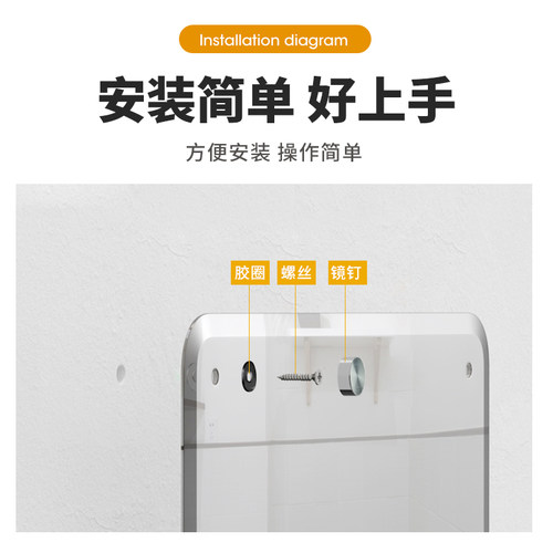 广告钉镜钉装饰盖固定钉亚克力板自攻螺丝钉玻璃装饰扣盖帽不锈钢