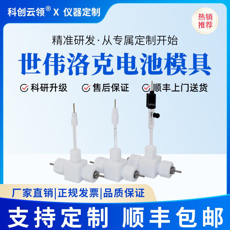 世伟洛克电池模具 Swagelok cell 三电极测试池 swagelok三电极