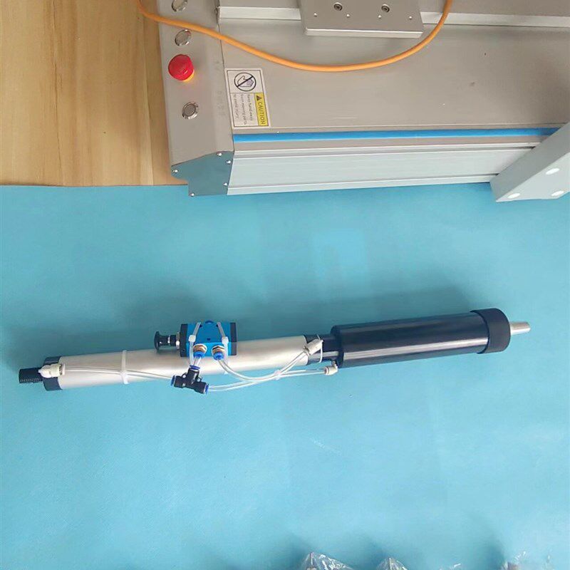 300ml硅胶套筒气缸活塞推胶铝合金点胶针筒330cc气动供料筒带磁环