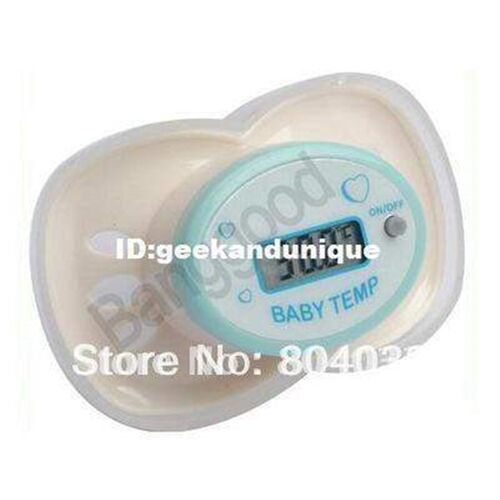 portable digital lcd safe pacifier thermometer baby nipple s