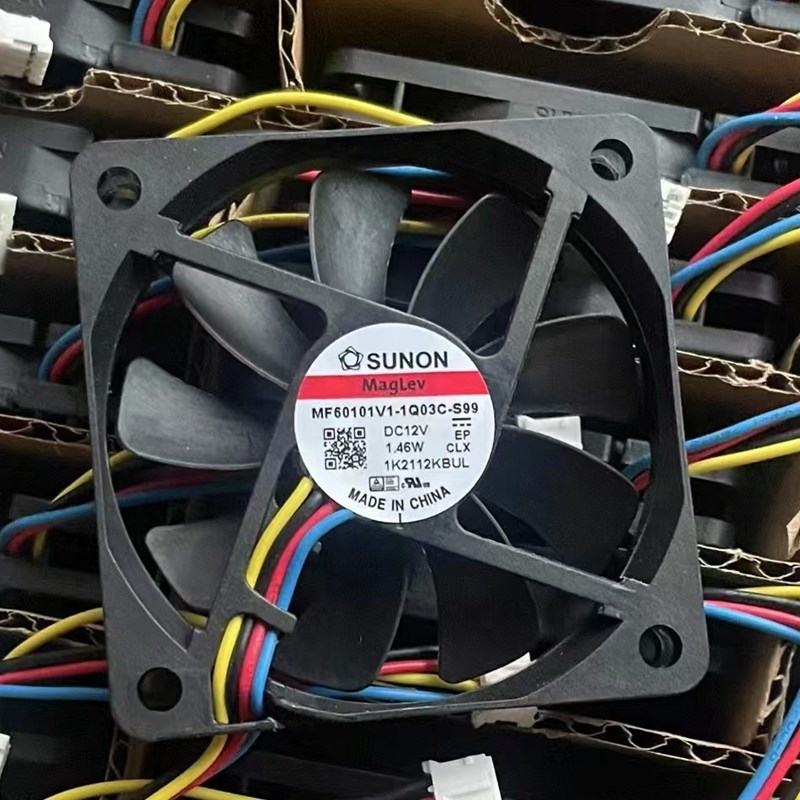 SUNON MF60101V1-1Q03C-S99 DC12V 1.46W 6cm 四线 PWM散热风扇