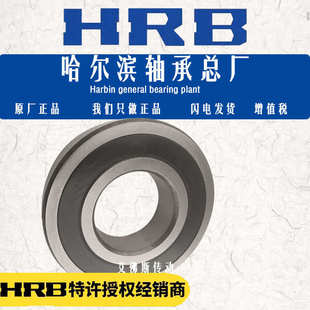 HRB哈尔滨轴承6317 6318 6319 E C3P5哈轴原厂深沟球轴承高速电机