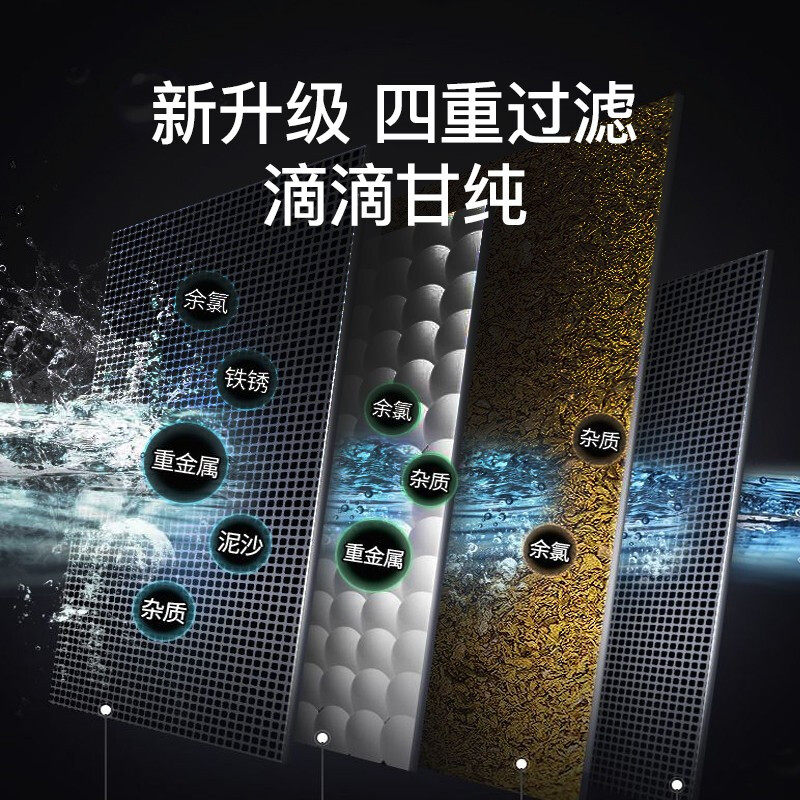 华迈净水壶家用净水器直饮滤水壶滤芯厨房自来水过滤器便携净水杯