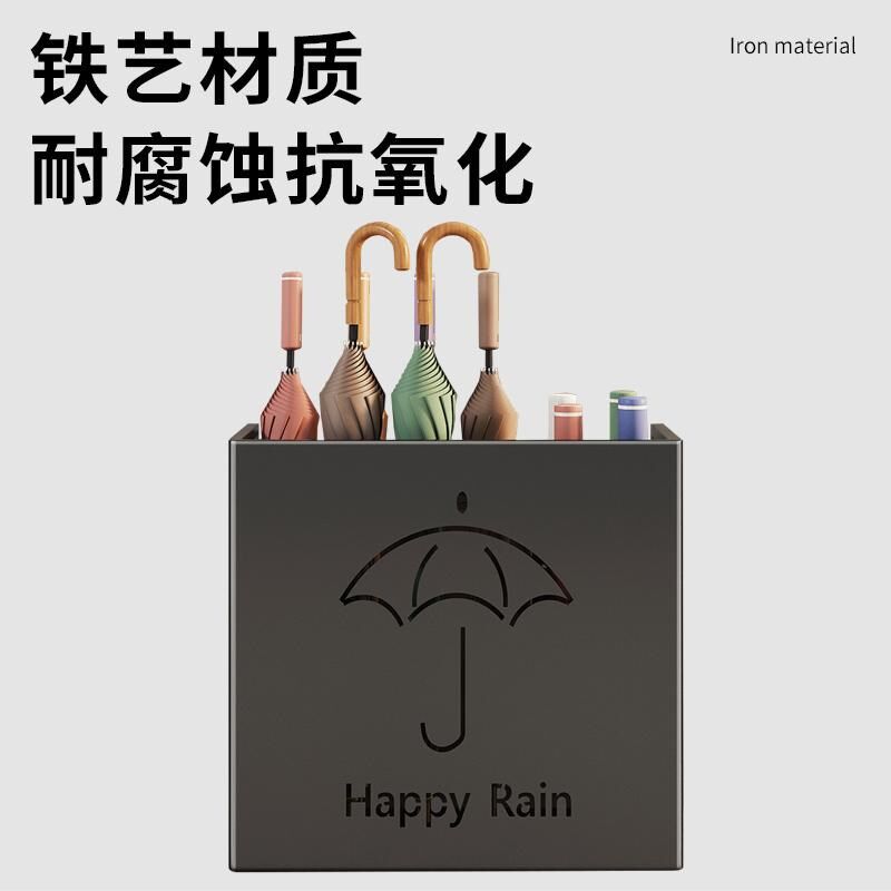 雨伞置物架酒店大堂门口收纳架入户门口沥水桶大容量整理放置神器