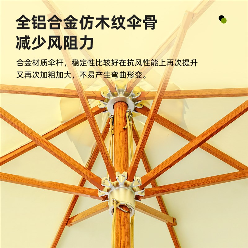 遮阳伞户外庭院伞院子太阳伞室外中柱伞露台别墅花园沙滩泳池摆摊