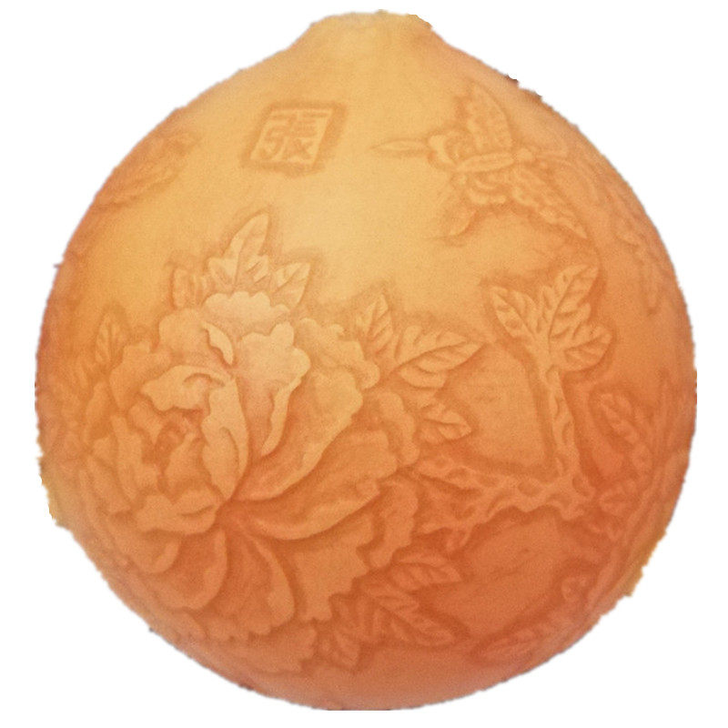 把玩手捻砑花精品文玩八宝押花鸡蛋天然针刺葫芦收藏工艺品摆件