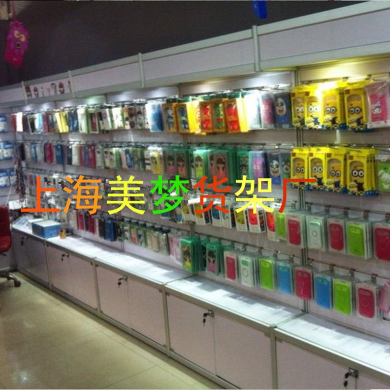 内衣店货架袜子展柜小饰品挂件柜手机配件柜槽板展示架饰品店货架