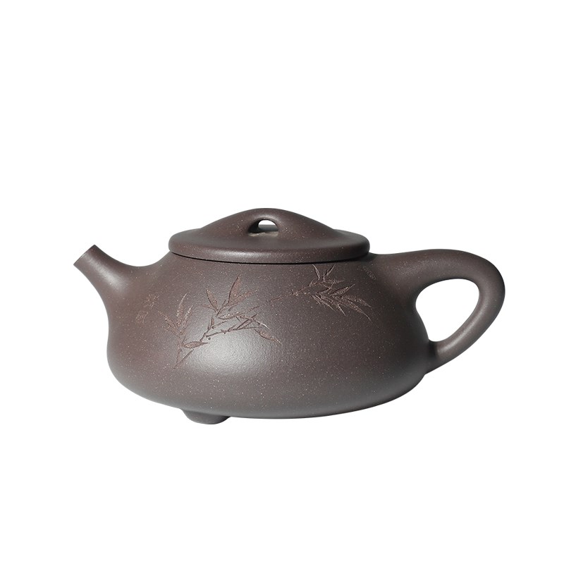 宜兴紫砂壶大容量石瓢名家纯全手工原矿家用功夫茶具泡茶壶天青泥