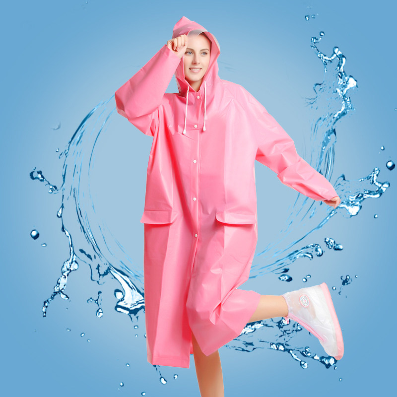 旅游透明雨衣成人徒步套装防水男女式户外长款加厚雨披