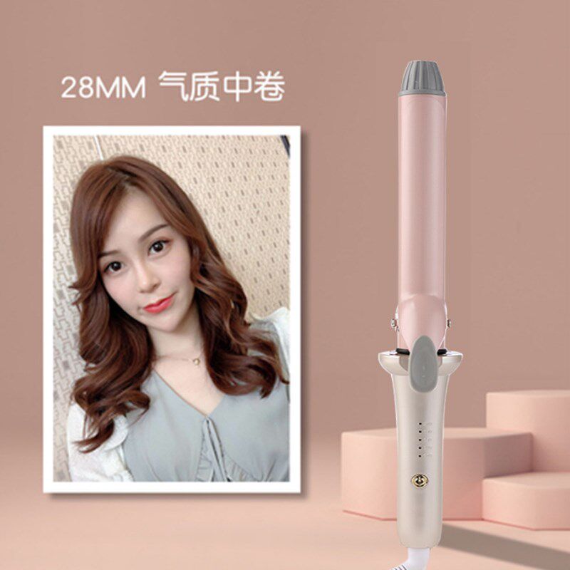 雅周陶瓷釉温控卷发器梨花头卷发棒大卷波浪烫发液晶显示卷发神器