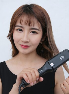 陶瓷夹板离子烫直发器蓬松玉米须大小烫波浪垫发根电夹板玉米夹板