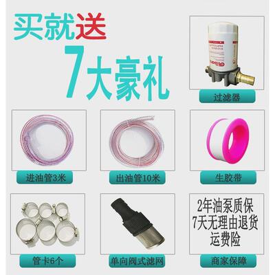 新品柴油电动抽油泵12V24V220伏加油泵自吸泵大功率加油枪计量加