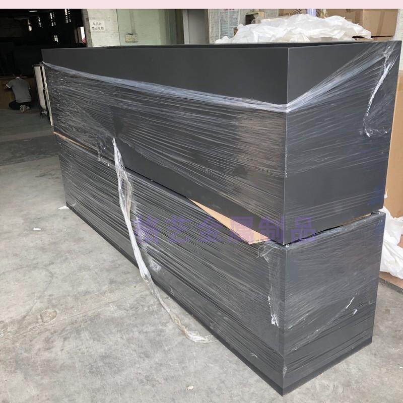 花器 铁艺花箱长槽花钵户外长方形花箱 市政园林绿化配套金属花盆