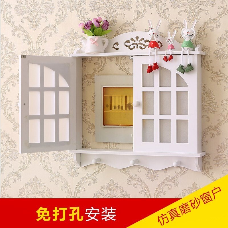遮挡电表箱的装饰画免打孔欧式总开关电闸空开电线盒子配电箱
