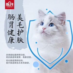 阪井猫粮成猫幼猫粮3斤装英短蓝猫专用增肥发腮营养全价成年猫粮