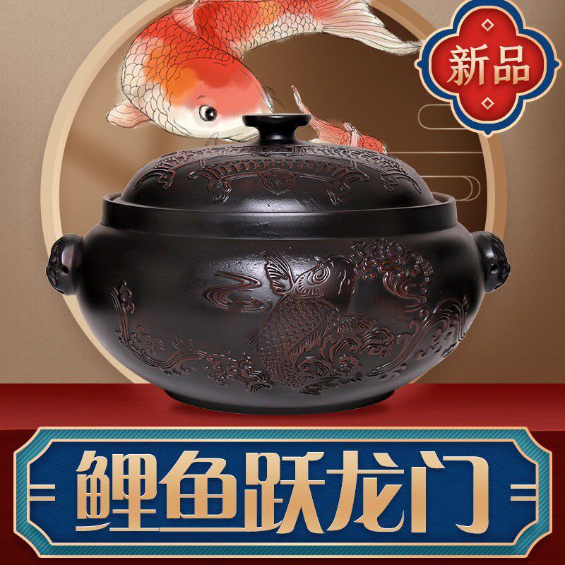 滇匠汽锅云南建水紫陶汽锅鸡汽锅家用高档非紫砂气锅鸡蒸汽锅蒸锅