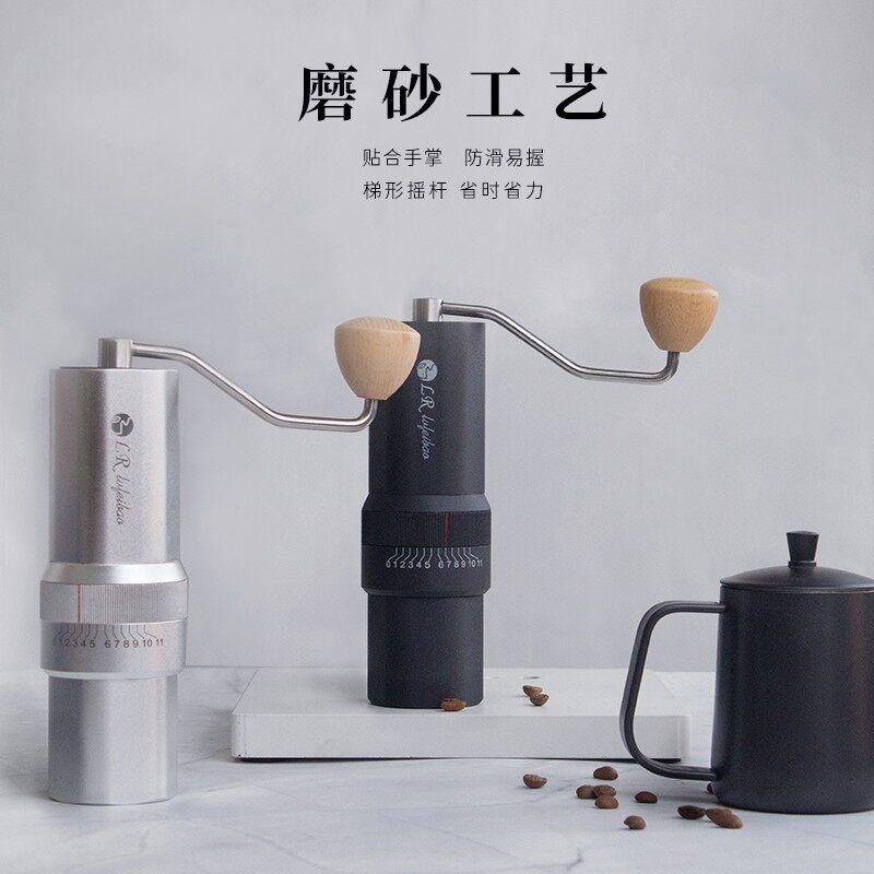 绿融手摇磨豆机电动手动一体可拆卸便携充电手冲意式咖啡豆研磨机