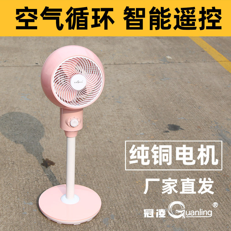 冠凌空气循环扇家用静音遥控定时电风扇摇头台式扇涡轮对流落地扇