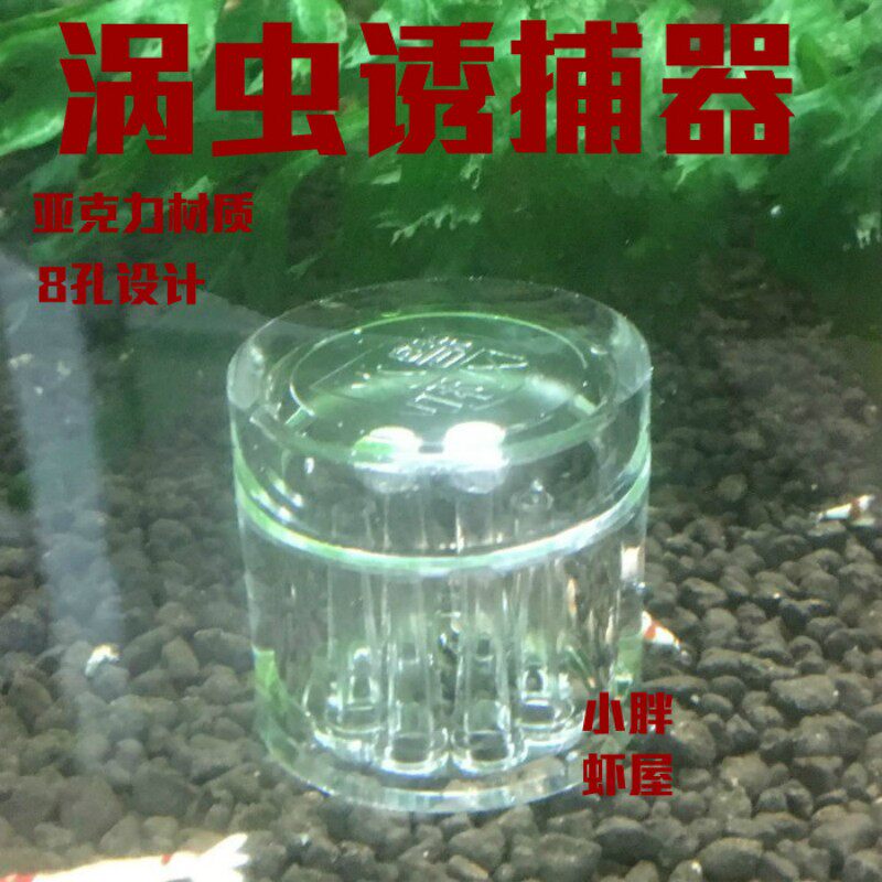 涡虫诱捕器 捕涡器 捕蜗器 涡虫捕捉器 水晶虾缸除虫草缸抓除窝虫