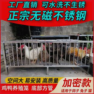 大鸡笼子家用室外不锈钢鸭笼加高鹅笼兔子笼鸽子养殖特大号超大号
