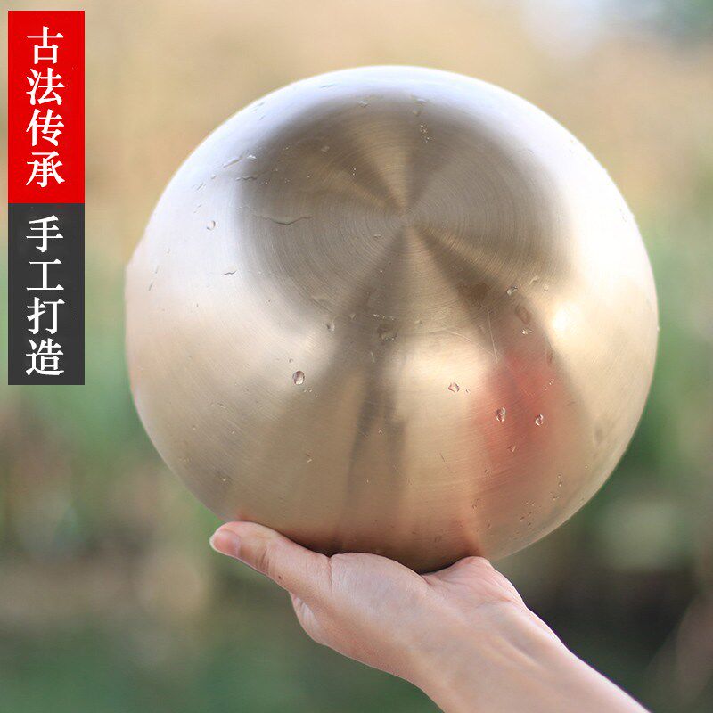 尼泊尔手工音疗颂钵响铜佛音碗静心钵盂铜罄瑜伽SPA音钵桌面摆件