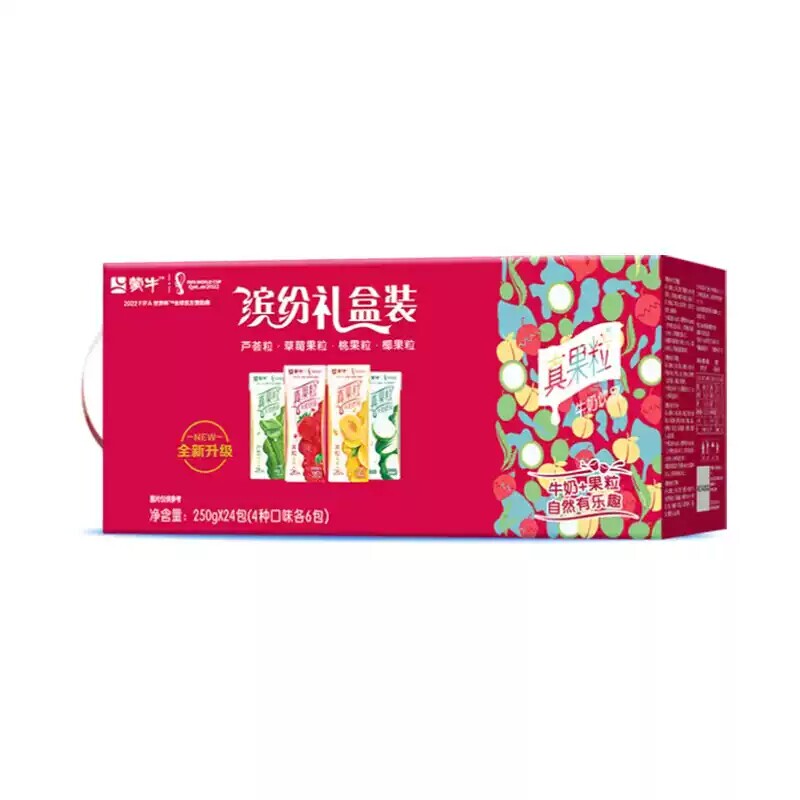 蒙牛真果粒混合口味礼盒24包