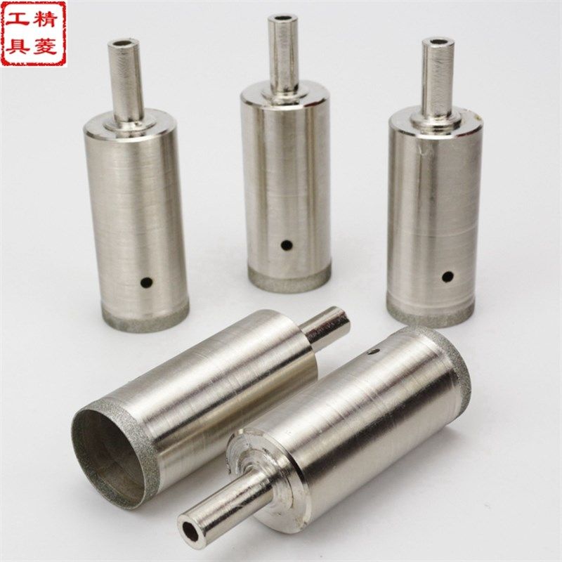 59长79加-加高翡砂扳指宝石细翠金刚石钻头打孔套筒开孔器深60mm