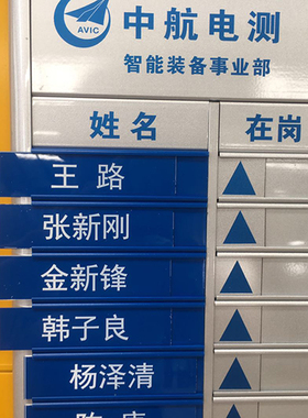 铝合金大去向牌出位公示标识指示牌单位学校公办室工作岗勤动态栏
