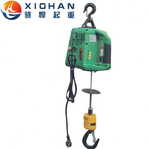 甄选220V家用遥控便携式牵引葫芦微型电动小吊机提升机家用悬挂拉