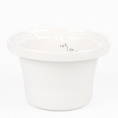 益美 YM-Z408EW小炖锅0.8L白瓷内胆配件陶瓷电锅迷你电炖盅煮粥煲