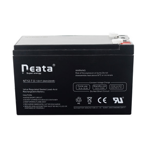 Neata能特免酸蓄电池铅维护电瓶12V7AH 6FM7儿童电动玩具童车电池