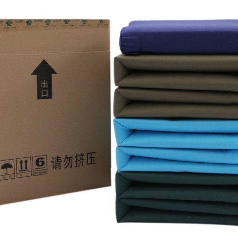 定型被子成型绿棉被帆布海绵豆腐方块纯模型标准内务被子叠被神器