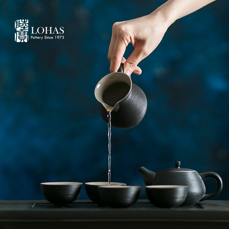 陆宝陶瓷茶具客厅茶席公道杯茶海茶盅茶道用品茶壶功夫茶具配件
