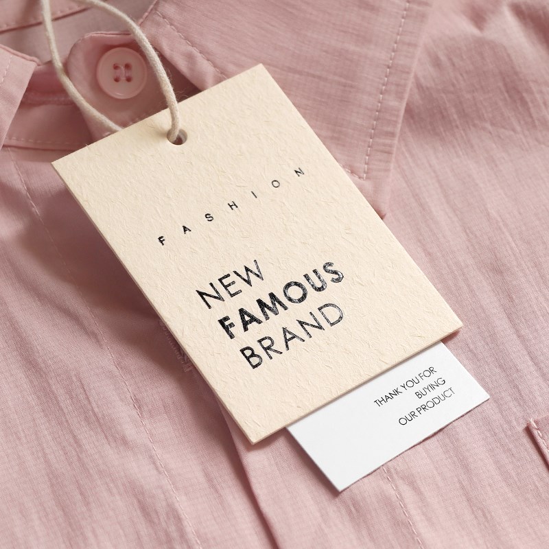 吊牌定做服装店标签订制男装衣服吊牌定做logo特种纸挂牌订做价格