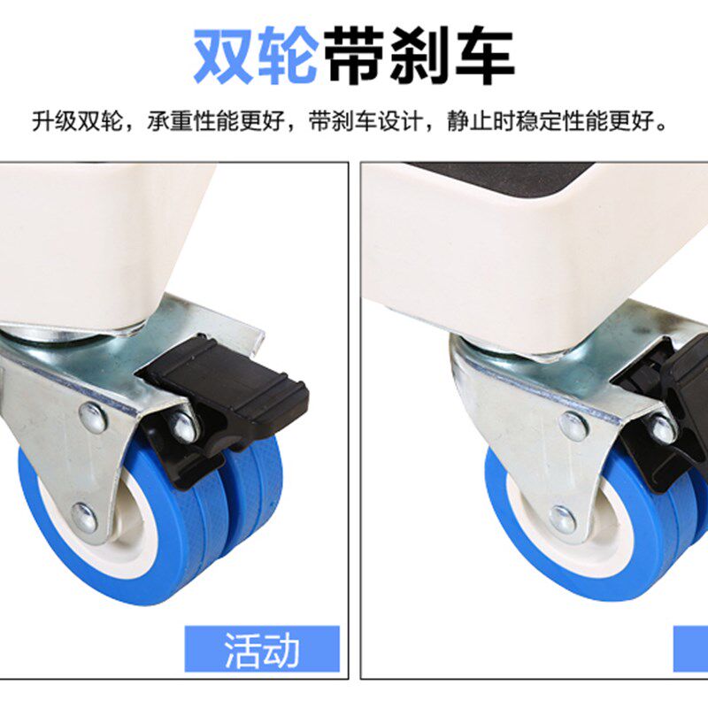大型冰柜冷柜底座托架通用垫高双门冰箱托架子移动万向轮大小可调