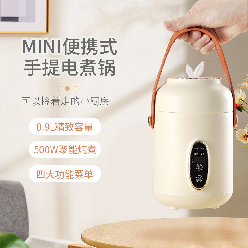 养生电炖锅便携式办公室小型家用迷你煮粥锅炖煮杯多功能手提锅