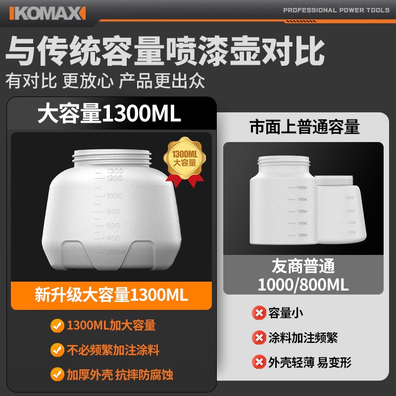 喷漆枪电动油漆喷油枪喷涂机小型家用锂电池高雾化喷壶乳胶漆神器