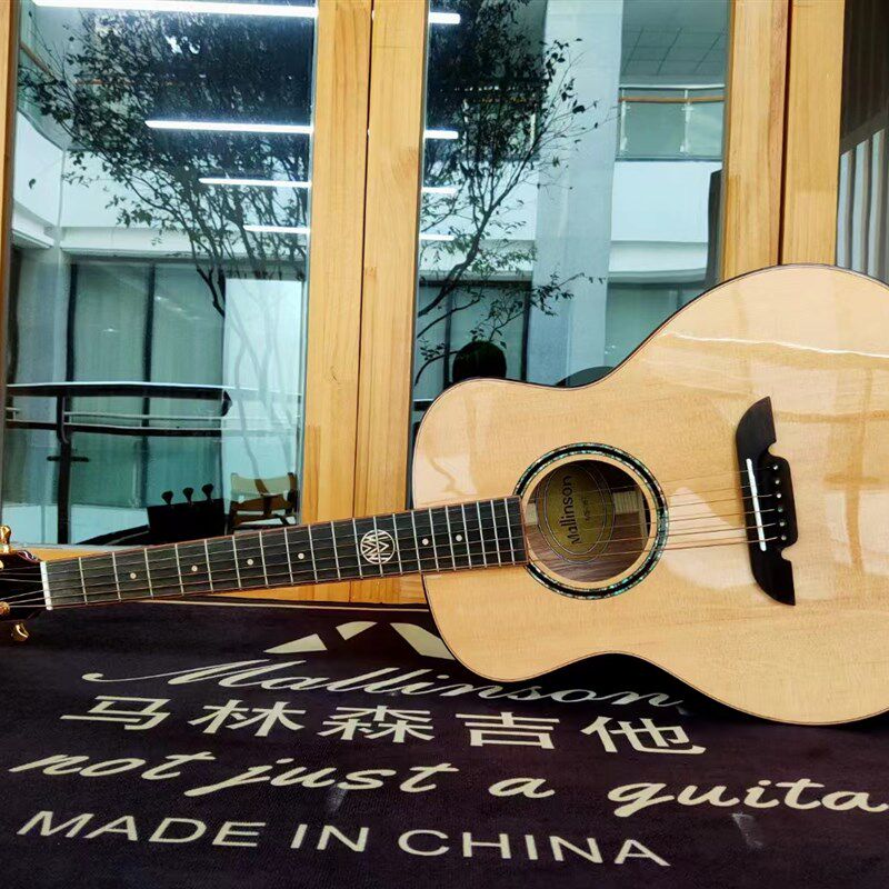 马林森单板民谣吉他38寸初学者入门进阶演奏男女生专用乐器
