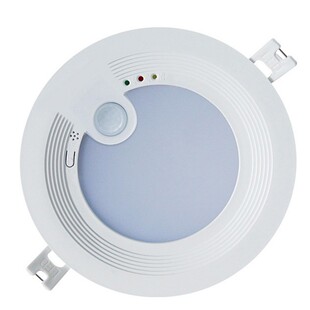 东君感应筒灯2.5寸LED商场过道嵌入式带消防强启应急天花筒灯220V