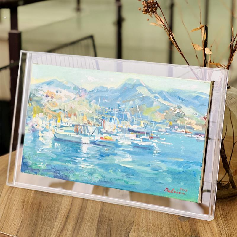 亚克力盒子高透相框油画框定制可定制各种尺寸的油画框