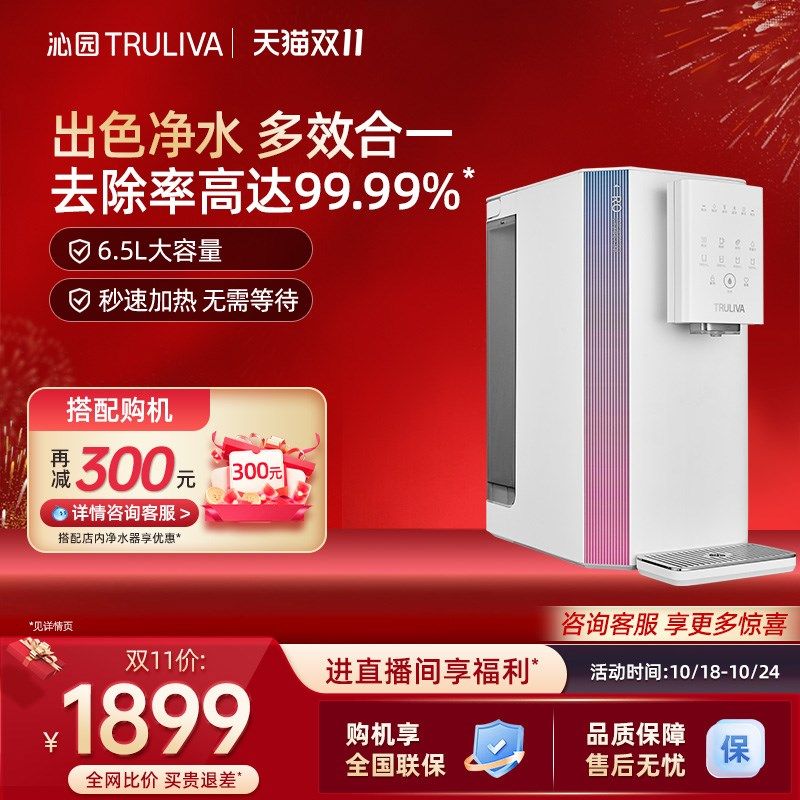直饮机即热式饮水机家用小型桌面台式净热一体净水器热饮机