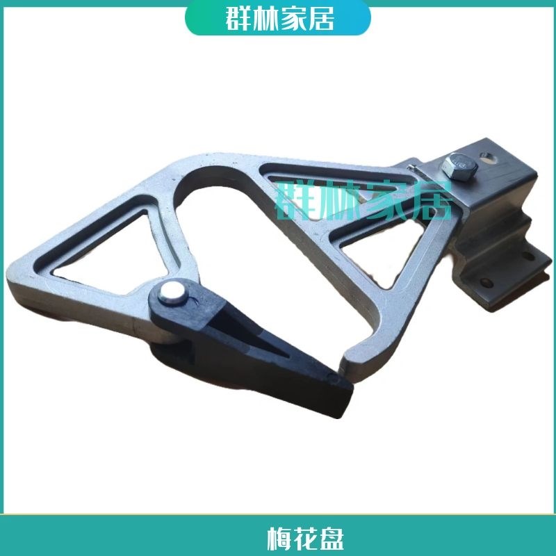 伸锁梯子配件铝合金簧字升降梯导牙梅花盘扣拉绳挂钩子弹人卡缩块