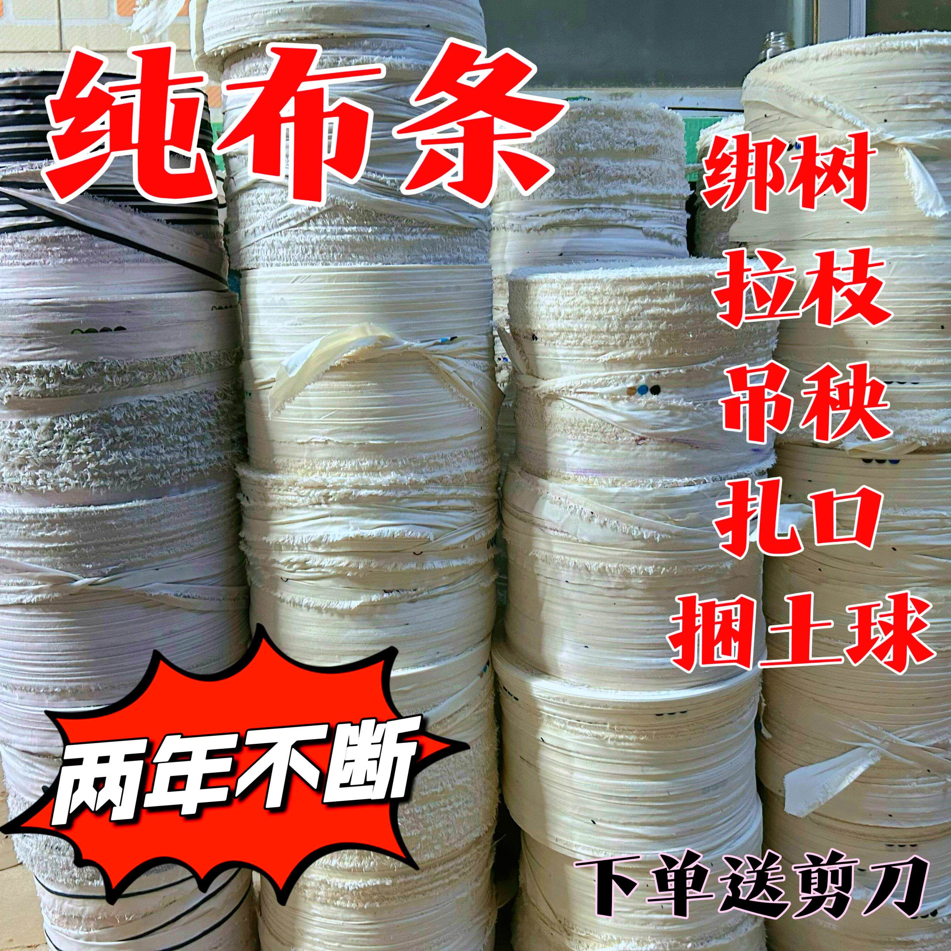 抗风化的布条绳子捆绑绳扁带布带家用捆绑带扎口袋果树拉枝绑带绳