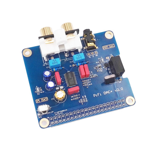 树莓派4/3B+ HIFI iAC+2卡 I2S接口 pifD DAC+ V声.0