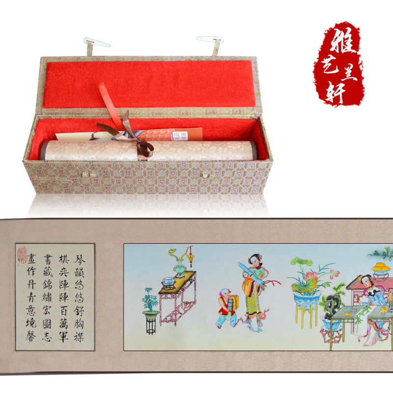 包装精美 中国特色礼品送老外中国风礼品特色工艺品年画