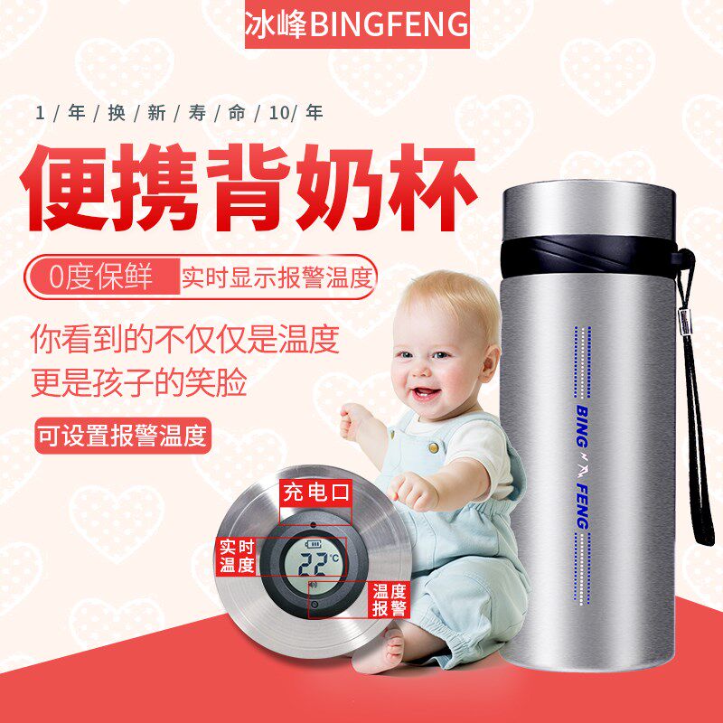 冰包背奶峰装备冷藏便携式上母保温蓝冰储奶冰包班乳保鲜杯保冷杯